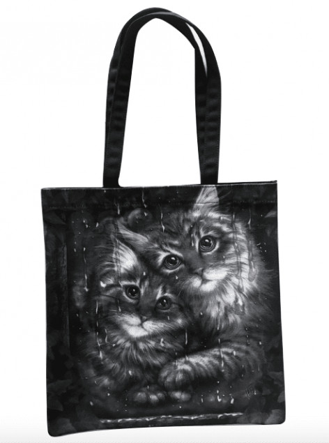 Taška tote bag kočka Longing TB09  